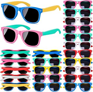 24 Stück Kinder-Sonnenbrillen mit UV-Schutz, Sommer-Strand-Klassenzimmer-Preise, Geburtstagsgeschenk, Goody Bag Stuffers