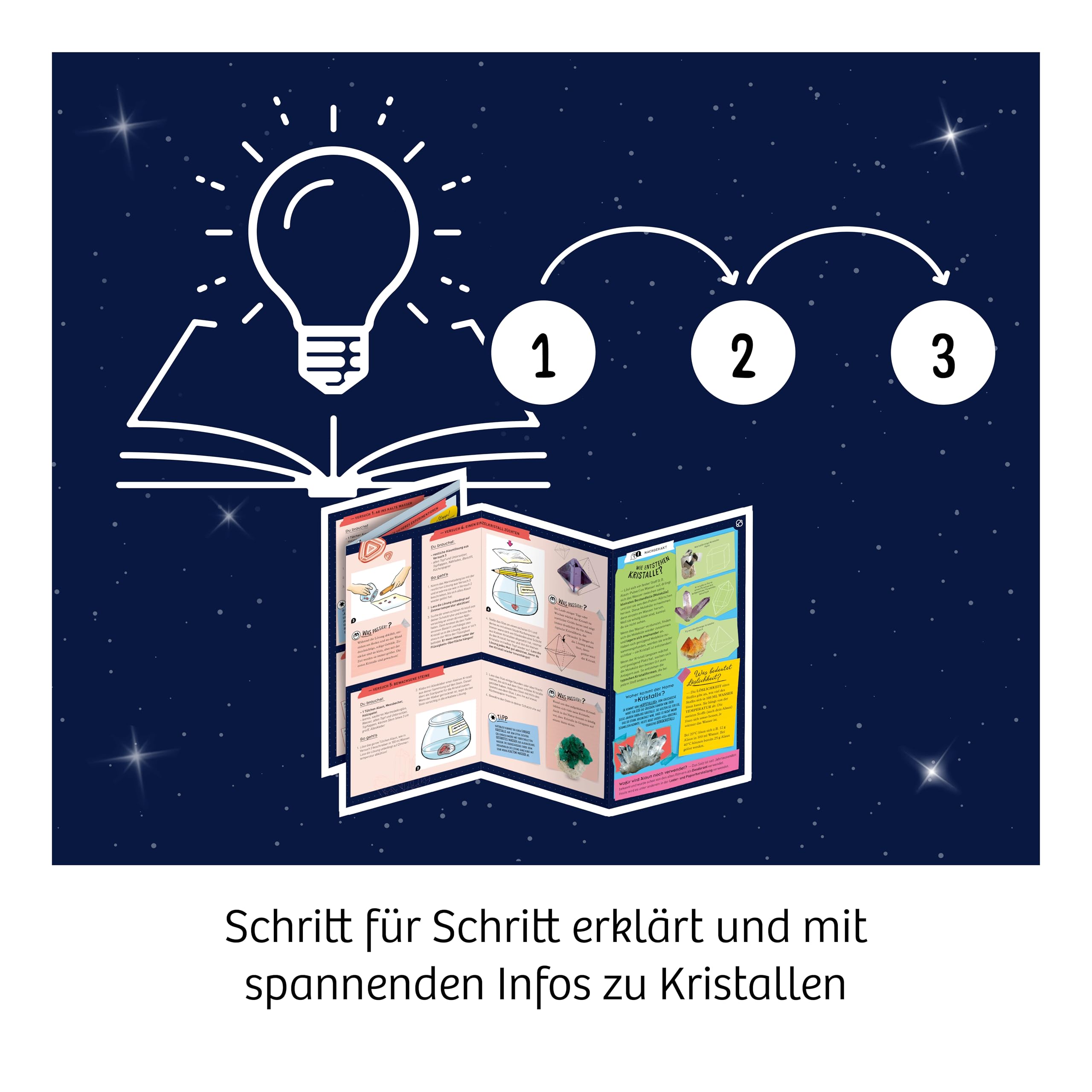 Kosmos 657901 Mineralien Kit esperimenti da 7 anni