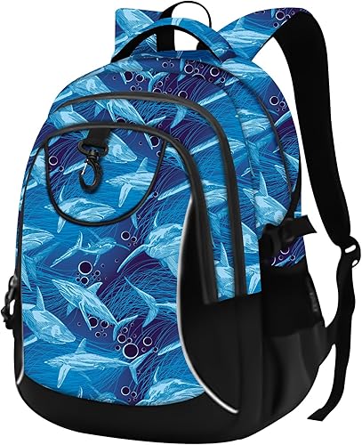 Miniatura 33 de Mochila escolar estilo Rickyh, mochila de viaje estilo Rickyh para hombres y mujeres, mochila ligera con compartimento para portátil, Tamaño único,