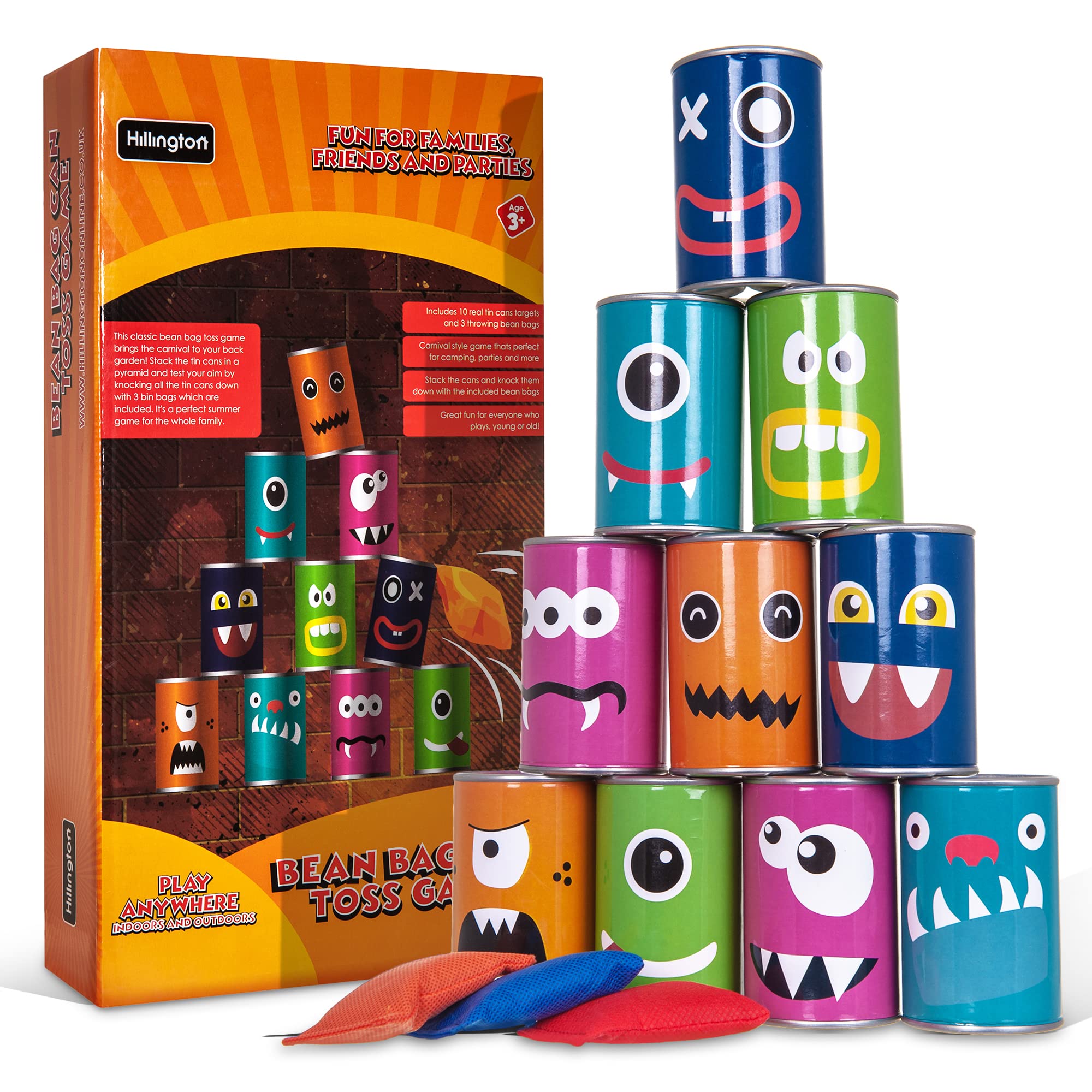 Buy FiNeWaY Hit The Can Carnival Bean Bag Can Toss Game Set Circus