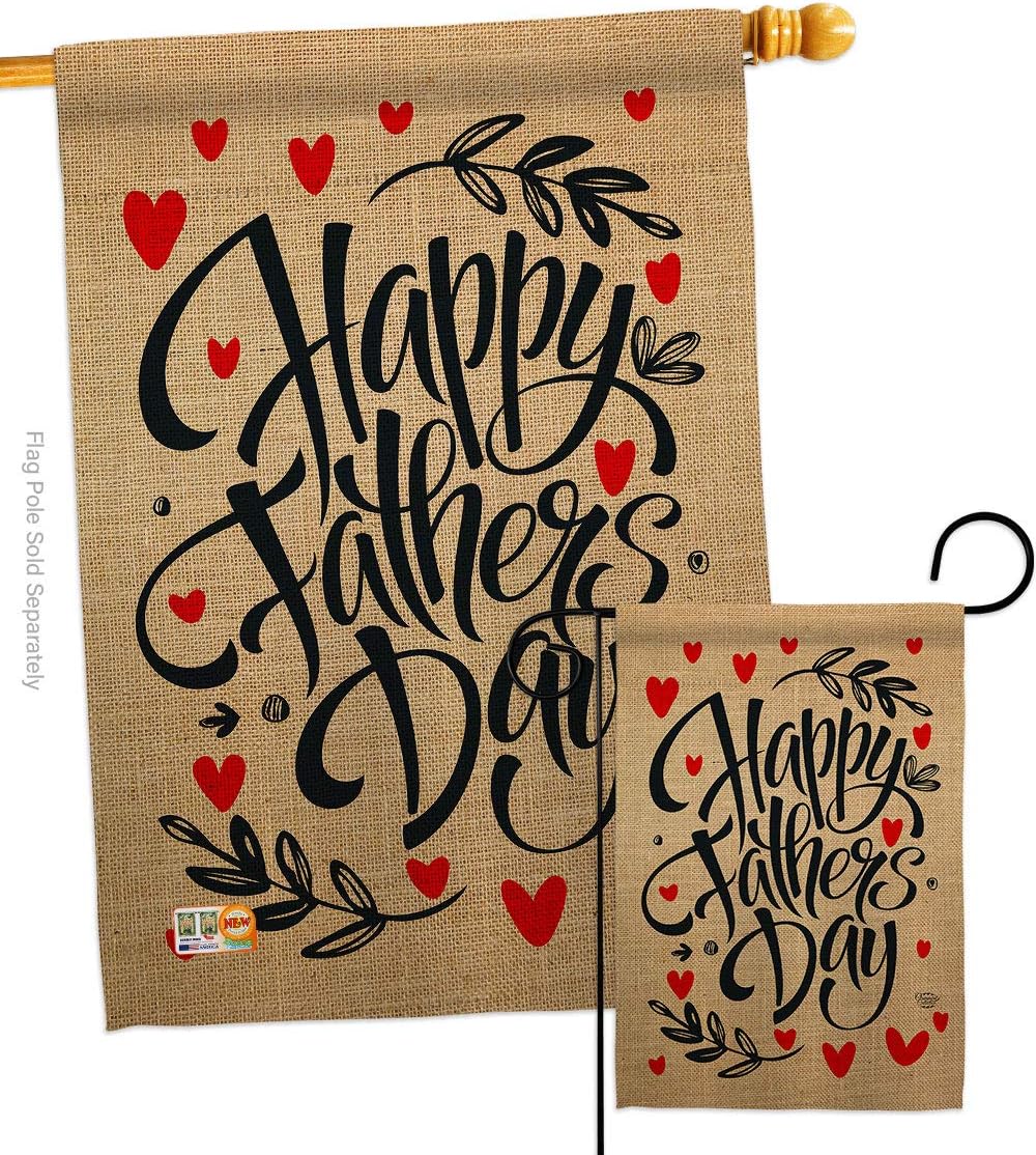 Special Father Day House Flag Family Dad Daddy Papa Grandpa Best Parent Sibling Relatives Grandparent Small Decorative Gift Yard Banner Made In USA 28 X 40