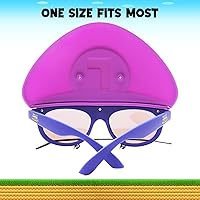 Vista 34 de Sun-Staches Gafas de sol oficiales de Super Mario Mario Luigi Peach Bowser Yoshi Wario o Waluigi accesorio de disfraz Se adapta a la mayoría