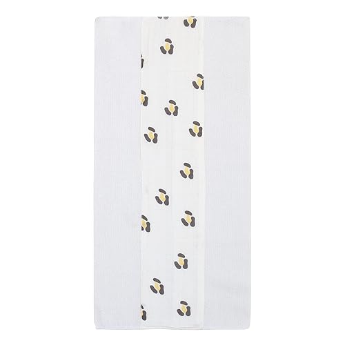 Miniatura 3 de Disney Paños para eructos de muselina de algodón 100% de princesa, color blanco, rosa, amarillo y aguamarina, paquete de 2