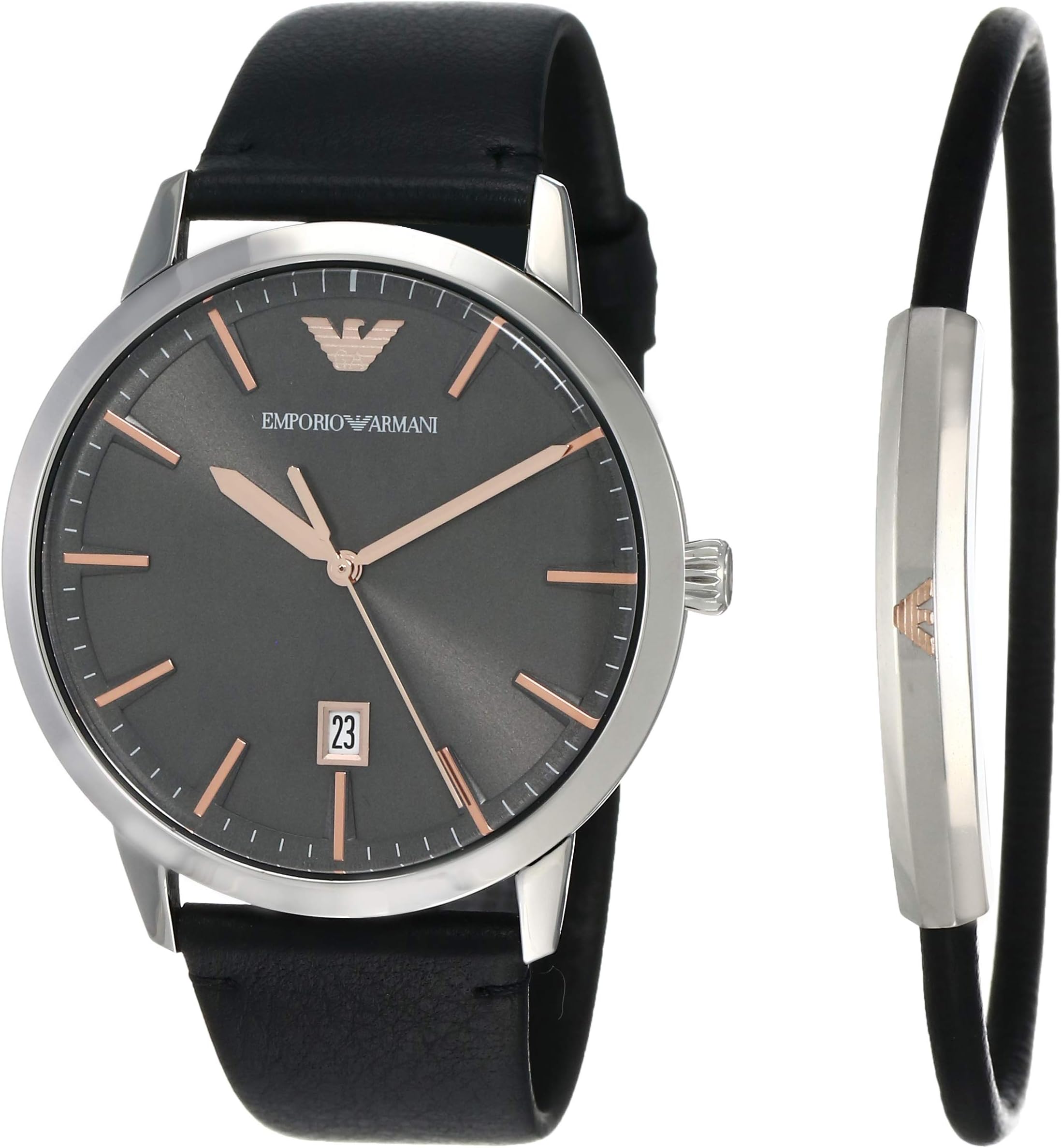 Emporio Armani Ruggero Analog Grey Dial Men's Watch-AR80026