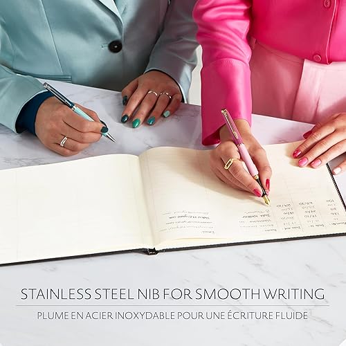 Miniatura 4 de Waterman Hémisphère - Pluma estilográfica  Laca de metal y verde con ribete de paladio, punta fina de acero inoxidable, tinta azul, caja de regalo