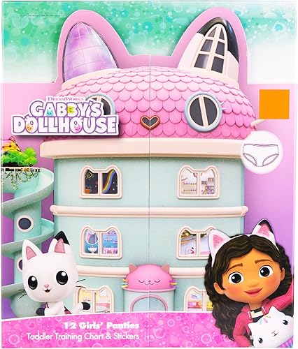 Miniatura 2 de DreamWorks Gabby's Dollhouse 12-days Advent Underwear to Unbox for Holiday Fun with Stickers & Potty Success Chart