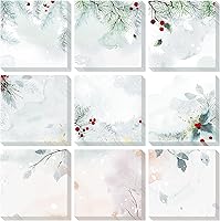 Vista 15 de 16 piezas de blocs de notas adhesivas de Navidad con Papá Noel, dulces, calcetines, notas de trabajo y estudio, 480 piezas de notas autoadhesivas