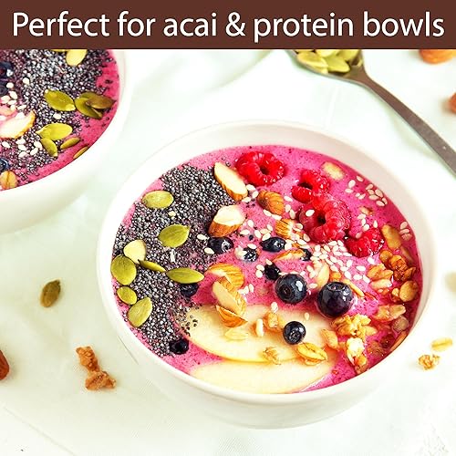 Miniatura 10 de Roots Circle Semillas de chía sin OMG  Superalimento crudo vegano Kosher sin gluten sin nueces ceto paleo y entero 30  Añade Omega 3 y proteína a