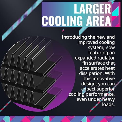 Miniatura 10 de CoolerMaster MasterLiquid 360L Core 360L Core 14.173 in Enfriador líquido AIO de bucle cerrado, sincronización ARGB, bomba de placa fría Gen S, PWM