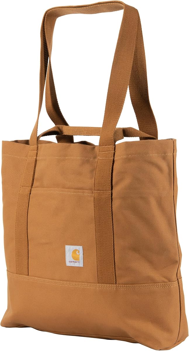 La bolsa de asas vertical del pato firme 18L, material de algodón del pato firme W/mano y correas de hombro