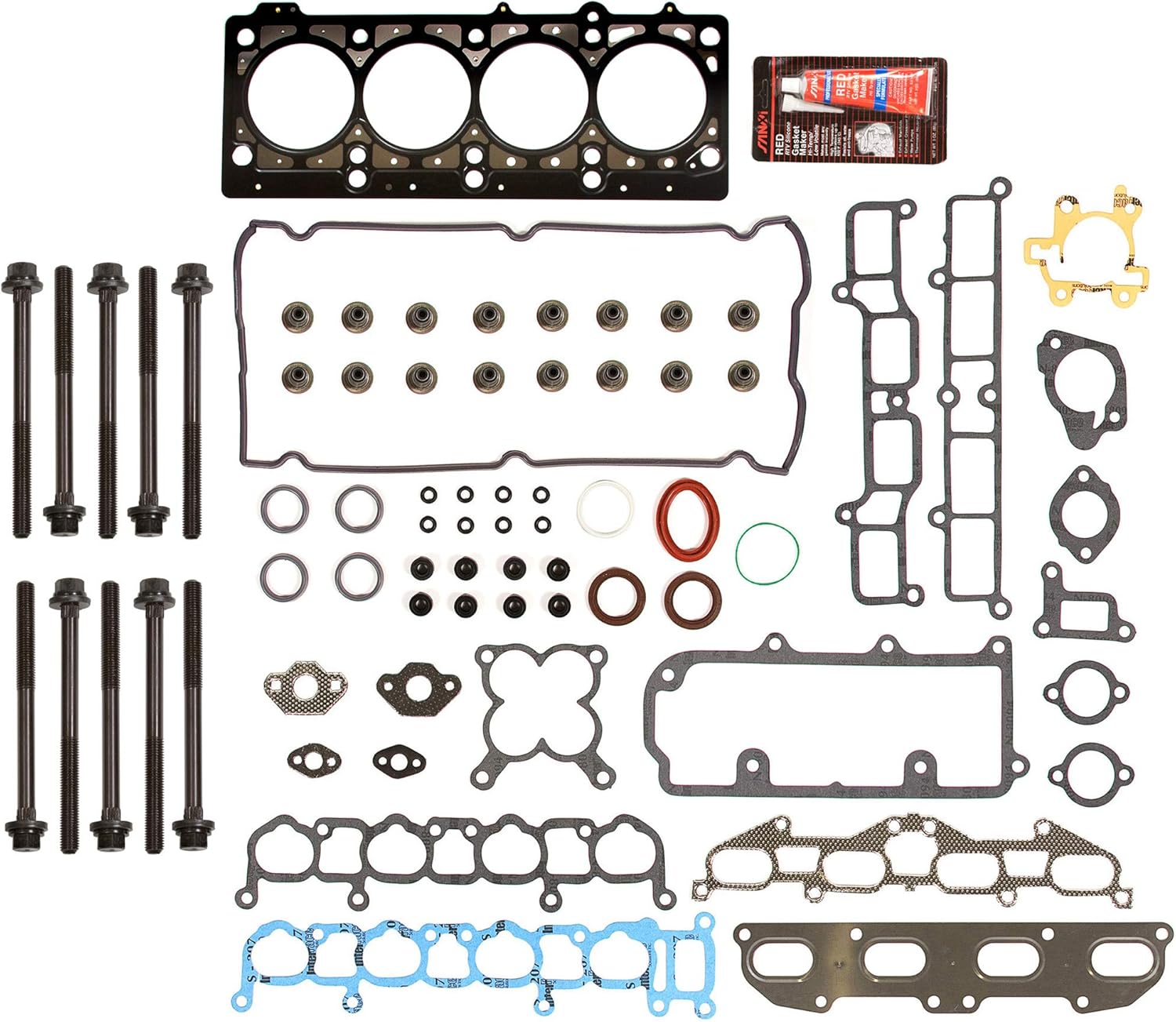 Evergreen HSHB5026 Cylinder Head Gasket Set Head Bolt