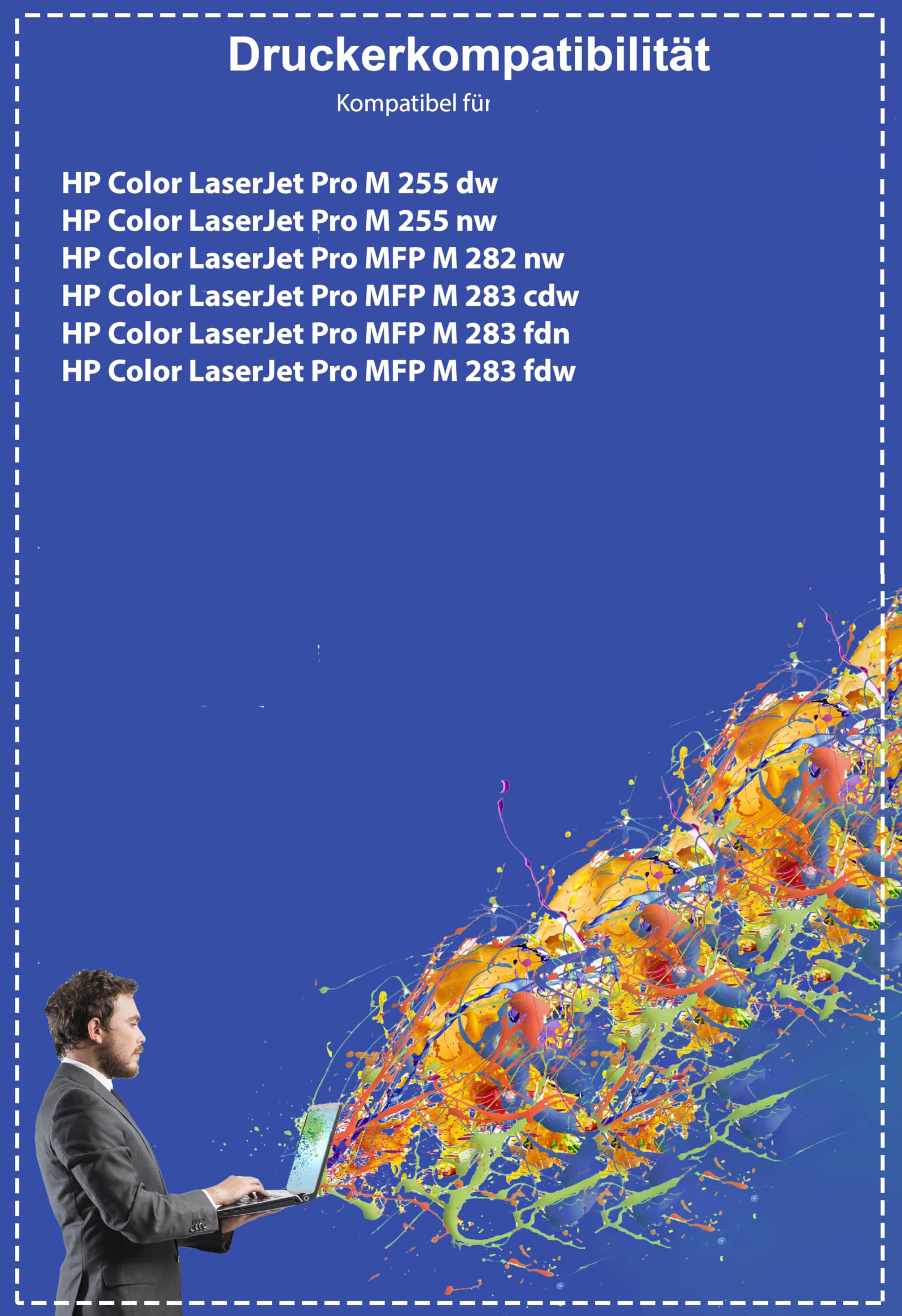 207X 207A XL kompatybilny z tonerem HP Color Laserjet Pro M255dw M255nw MFP M283fdw M283fdn M282nw M283fdn Toner do HP W2210X W2211X W2212X W2213X Zestaw czarny, magenta, żółty, cyjan 4 opakowanie