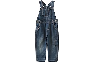 Boys Denim Bib Overalls: The Ultimate Farming Attire for Young Adventurers