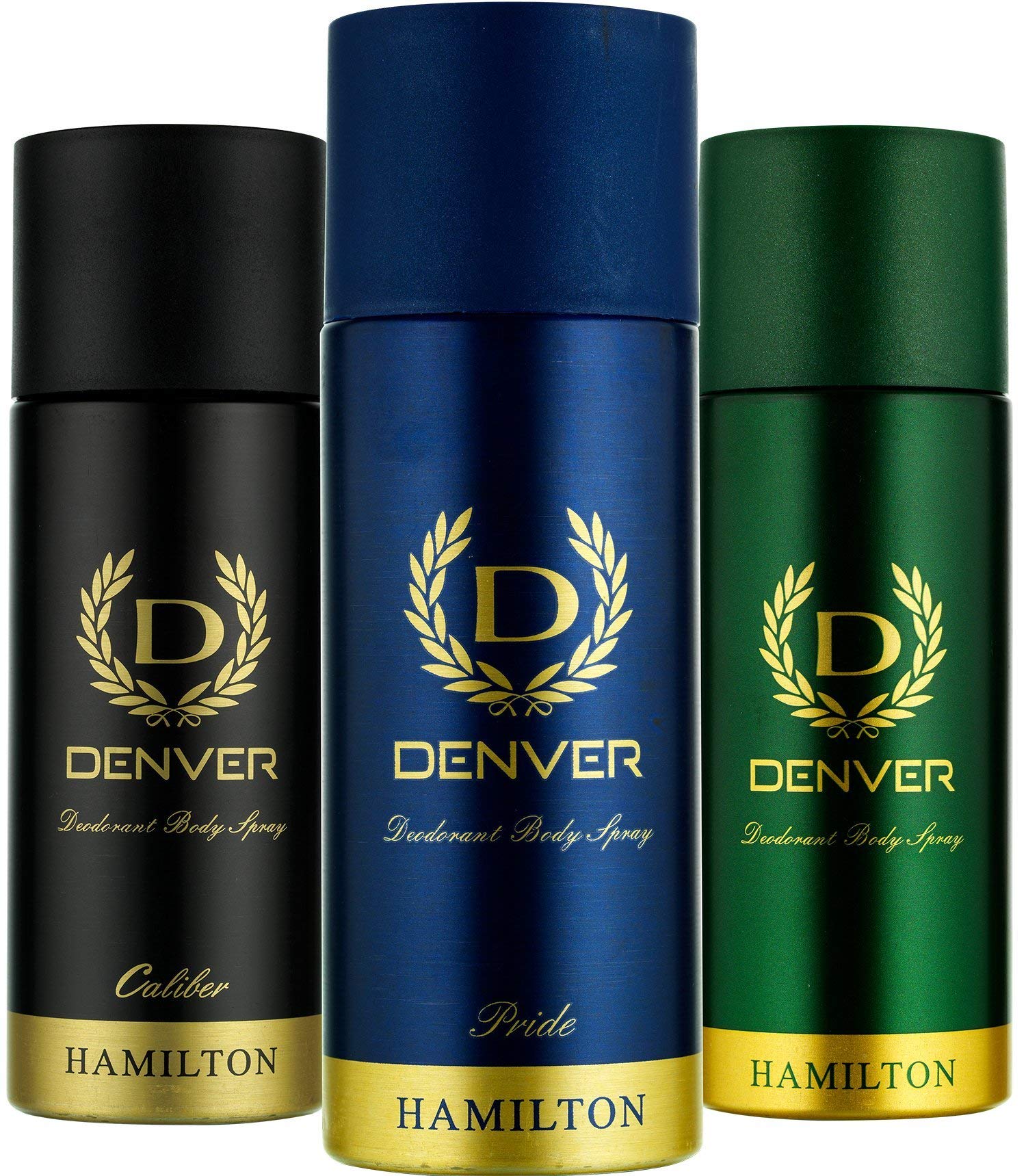 Deo Combo, Hamilton, Calibre And Pride, 165Ml (Pack Of 3)