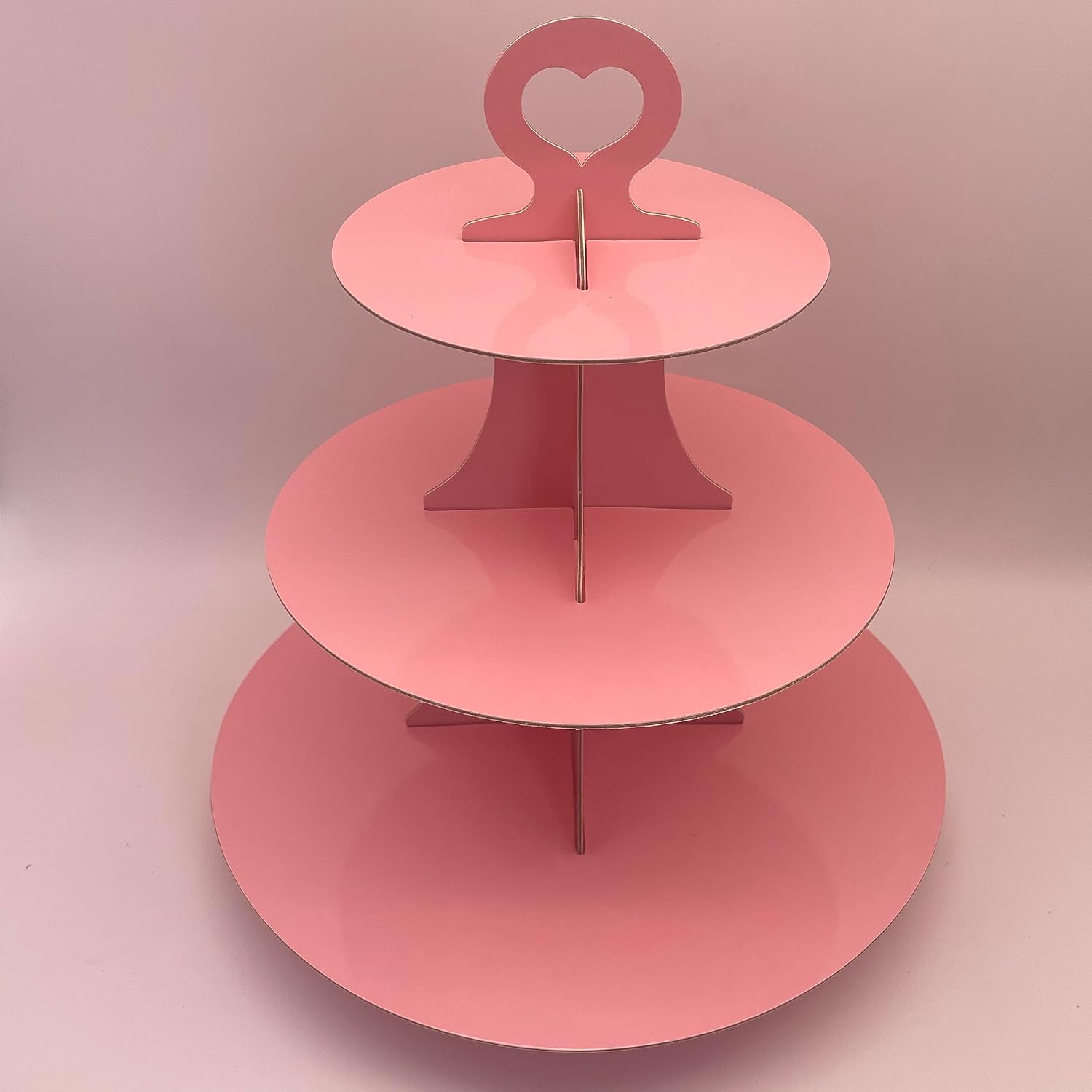 2 Pack Cupcake Stand for 24 Cupcakes 3-Tier Cake Stand Cardboard, Perfect for Wedding, Birthday Party, Baby Shower and Graduation