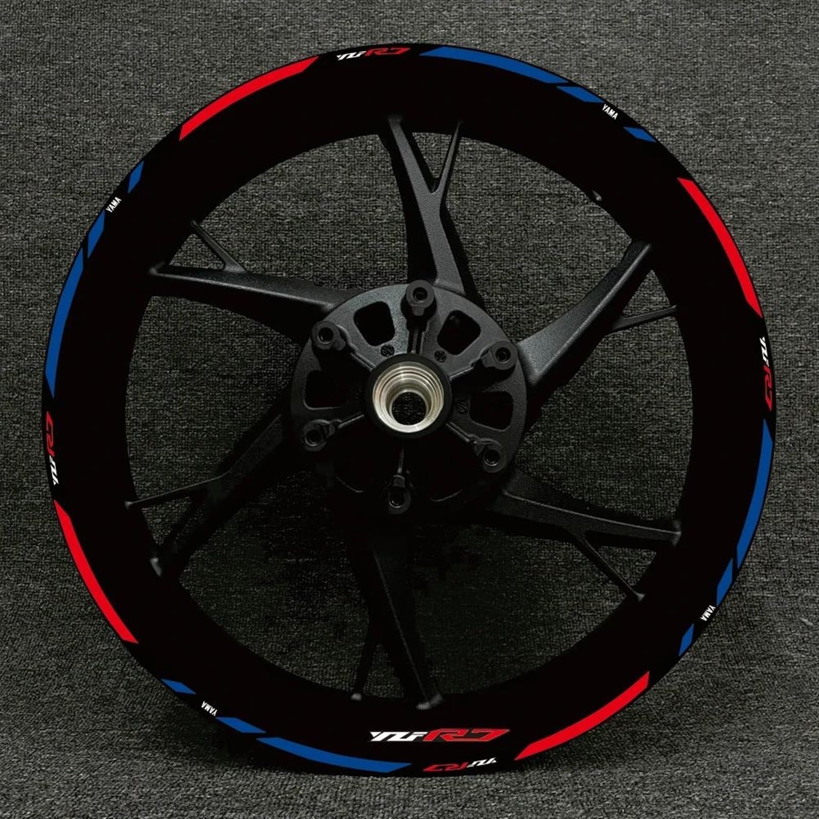 Stickers Motorcycle Accessories Wheel Stickers Reflective Decals Rims for Yamaha YZFR7 YZF R7(Style 2)
