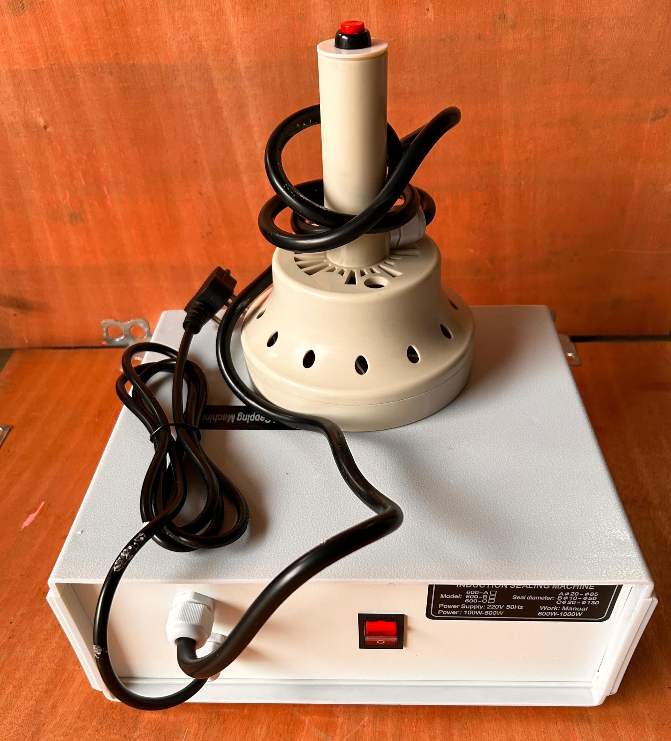 SGCE™ Manual Induction Sealer | Heavy Duty DGYF- 600 C Portable Induction Sealer | Electro-Magnetic Induction Sealing Package Machine | Seal 50pcs/min | Bottle Diameter: 20-120 mm 4