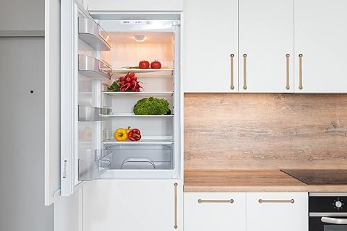 Miniatura 6 de Paquete de 10 manijas de gabinete de cocina de bronce champán de 5 pulgadas (5.039 in), tiradores de cajones dorados, accesorios de gabinete de