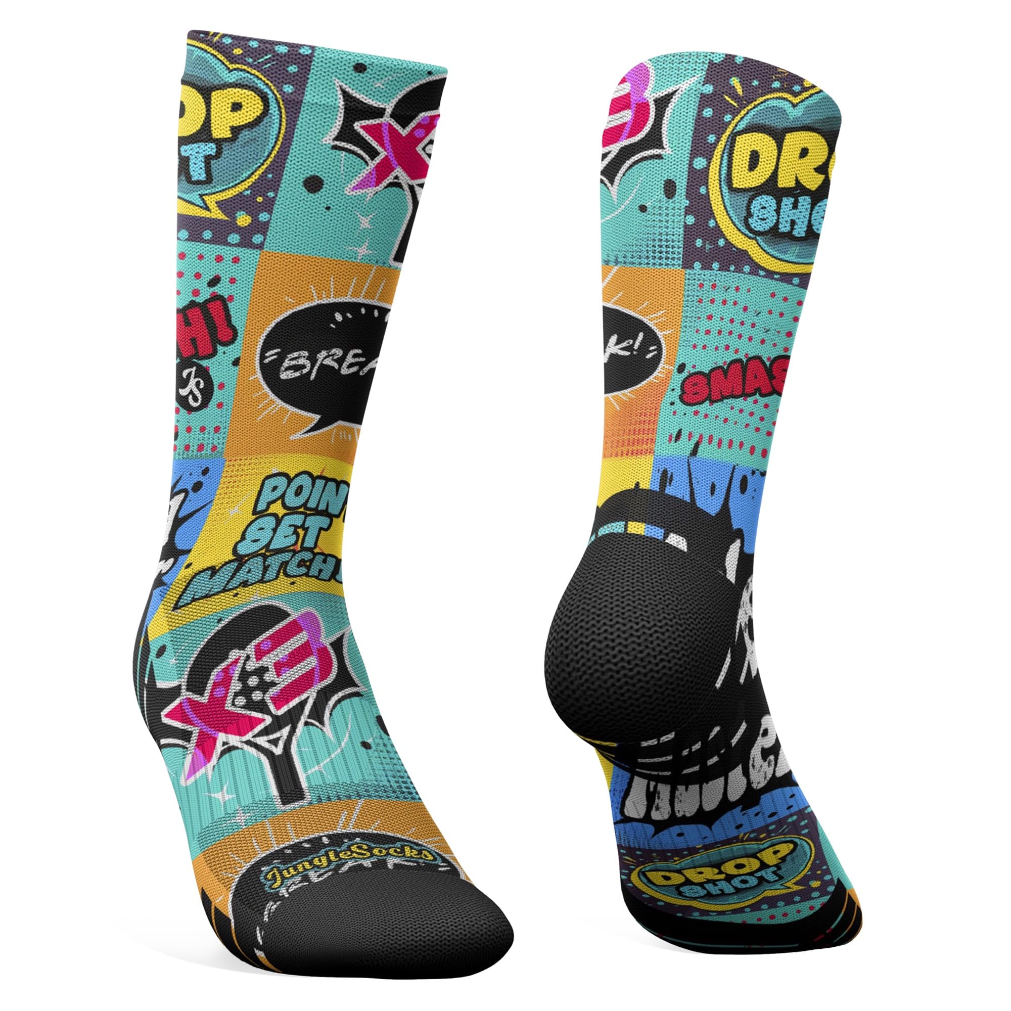 Jungle Socks Padel Series - Calcetines de Alto Rendimiento para Pádel, Transpirables, Compresivos y Reforzados.