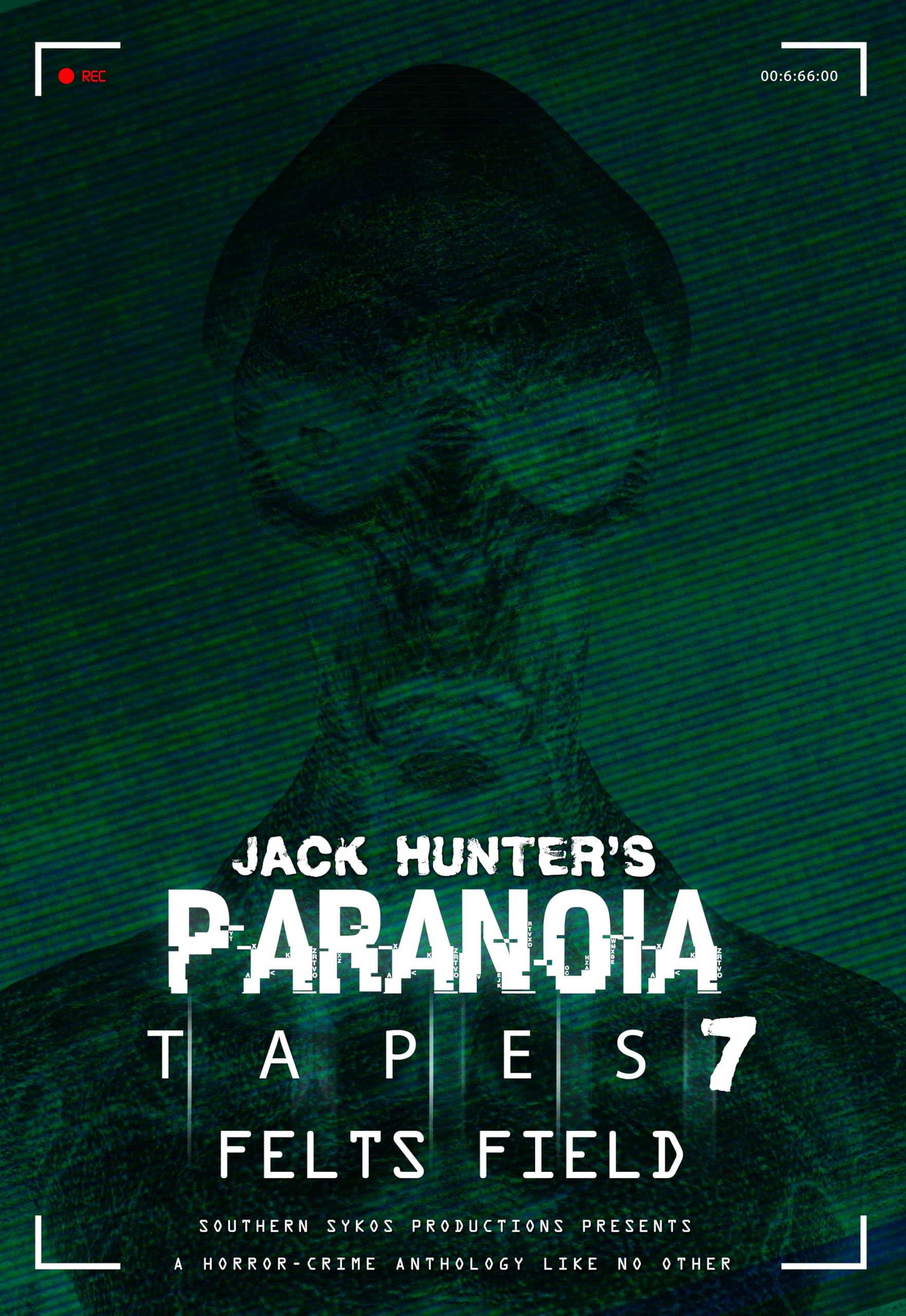 Feature Film Jack Hunter's Paranoia Tapes 7: Felts Field DVD New 760137400899