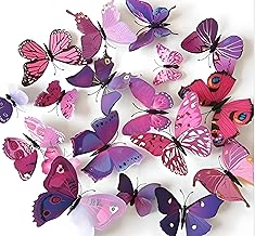 JAAMSO ROYALS 3D Butterfly Stickers for Wall, Decoration Items, Stickers, Home-Decor, for Walls Decoration (90CM X 90CM)