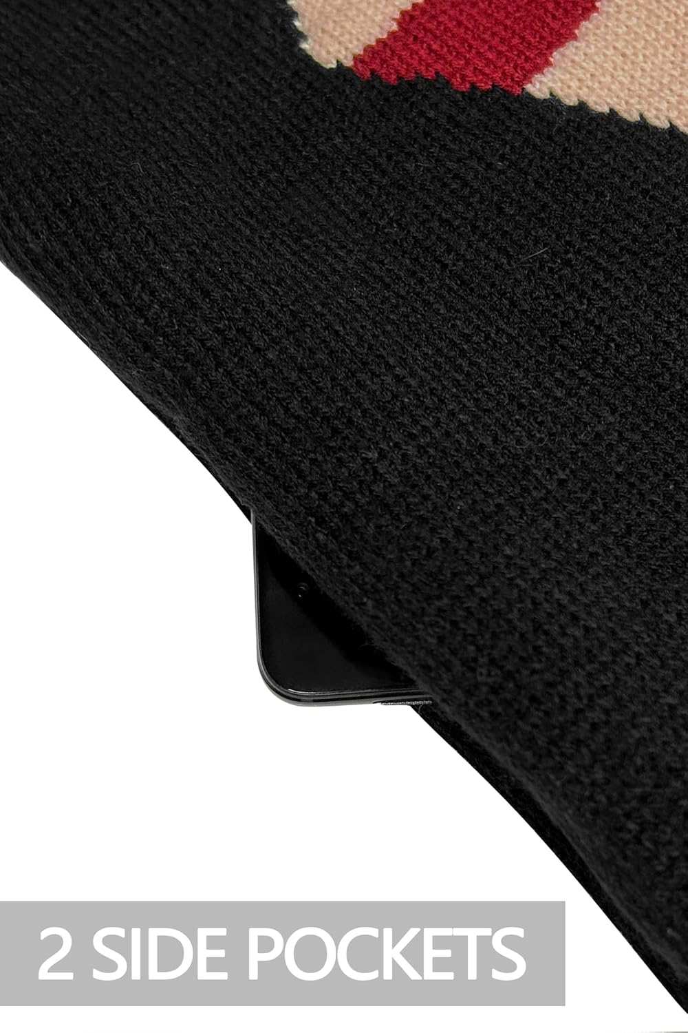 Jumppmile Womens Ugly Christmas Xmas Oversize Turtleneck Pullover Sweater Dress with Pockets - Image 3