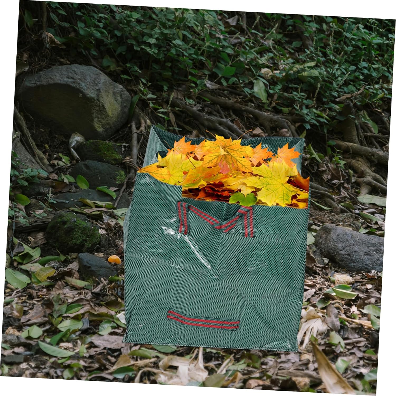 2pcs Large Capacity Garden Bag for Leaf and Waste Collection Design Lightweight Material and Portable Garden Waste Container for Lawn Care