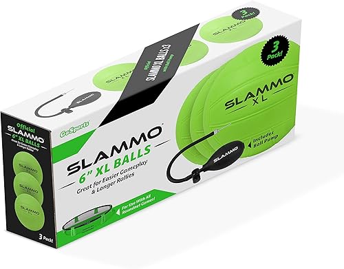 Miniatura 5 de GoSports Slammo Official Replacement Balls 3-Pack - Works for All Roundnet Game Sets - Choose Between Competition Size or XL Size Balls