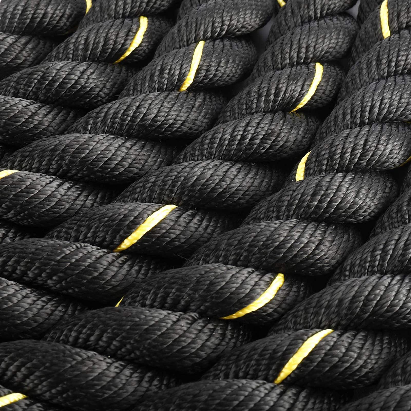 Kampfseil 2,5cm Durchmesser X 9m Länge - Fitnessseil Für Ganzkörpertraining Zu Hause & Im Gym