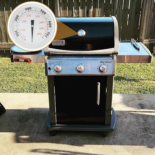 Miniatura 51 de Medidor de termómetro para ahumador Oklahoma Joe's Accesorios para ahumadores 3695528R06 Oklahoma Joe Parrilla Indicador de calor preciso para la 3