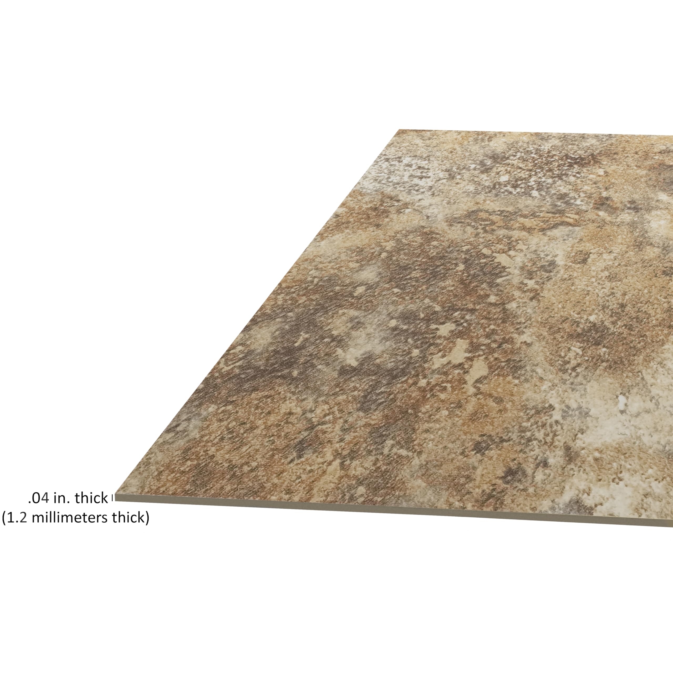 Achim Home Furnishings STT1M42320 Lot de 12 dalles de sol autocollantes en vinyle Granite Sterling - 20 dalles de sol - 20 m²