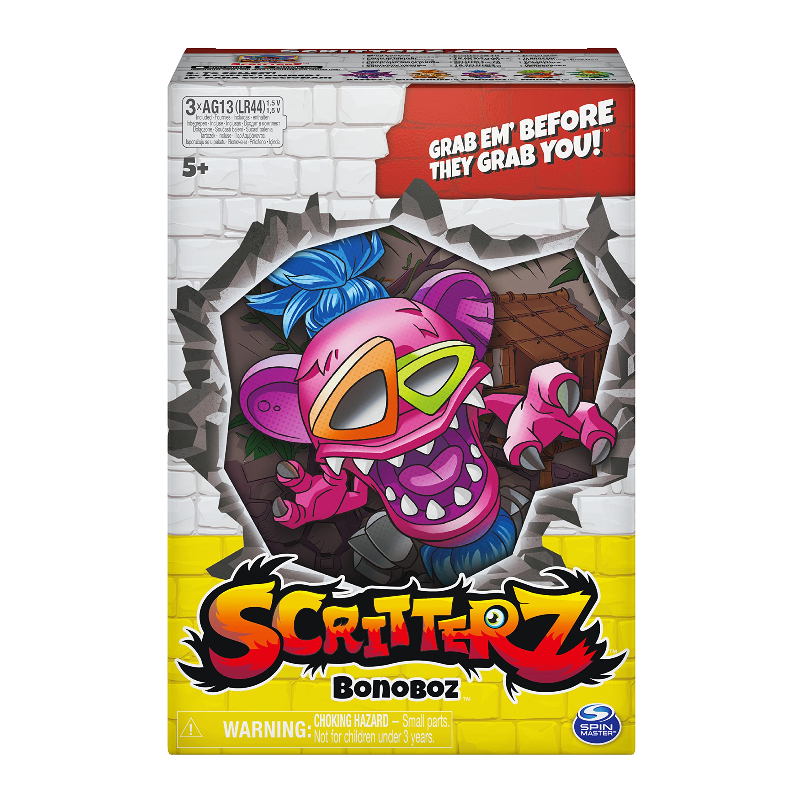 Scritterz, Bonoboz Interactive Collectible Jungle Creature Toy with Sounds and Movement, for Kids Aged 5 and up