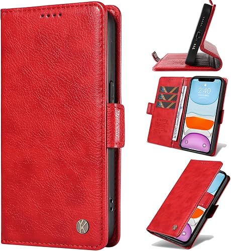 Compatible with Xiaomi Poco X3 GT 5G Case,PU Leather Card Holder,Compatible with Redmi Note 10 Pro (China) 5G Magnetic Closure Flip Stand Wallet