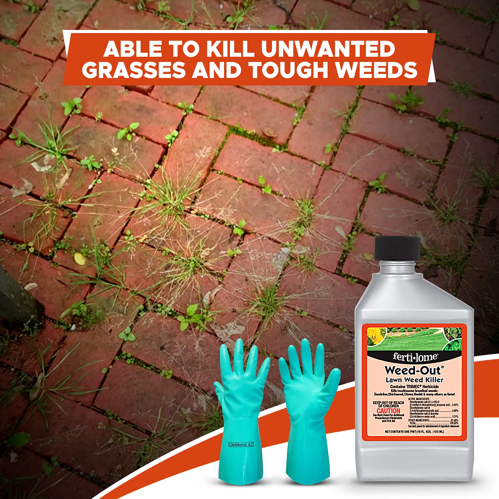 Concentrated Weed Killer for Lawn 16oz Fertilome WeedOut Lawn Weed