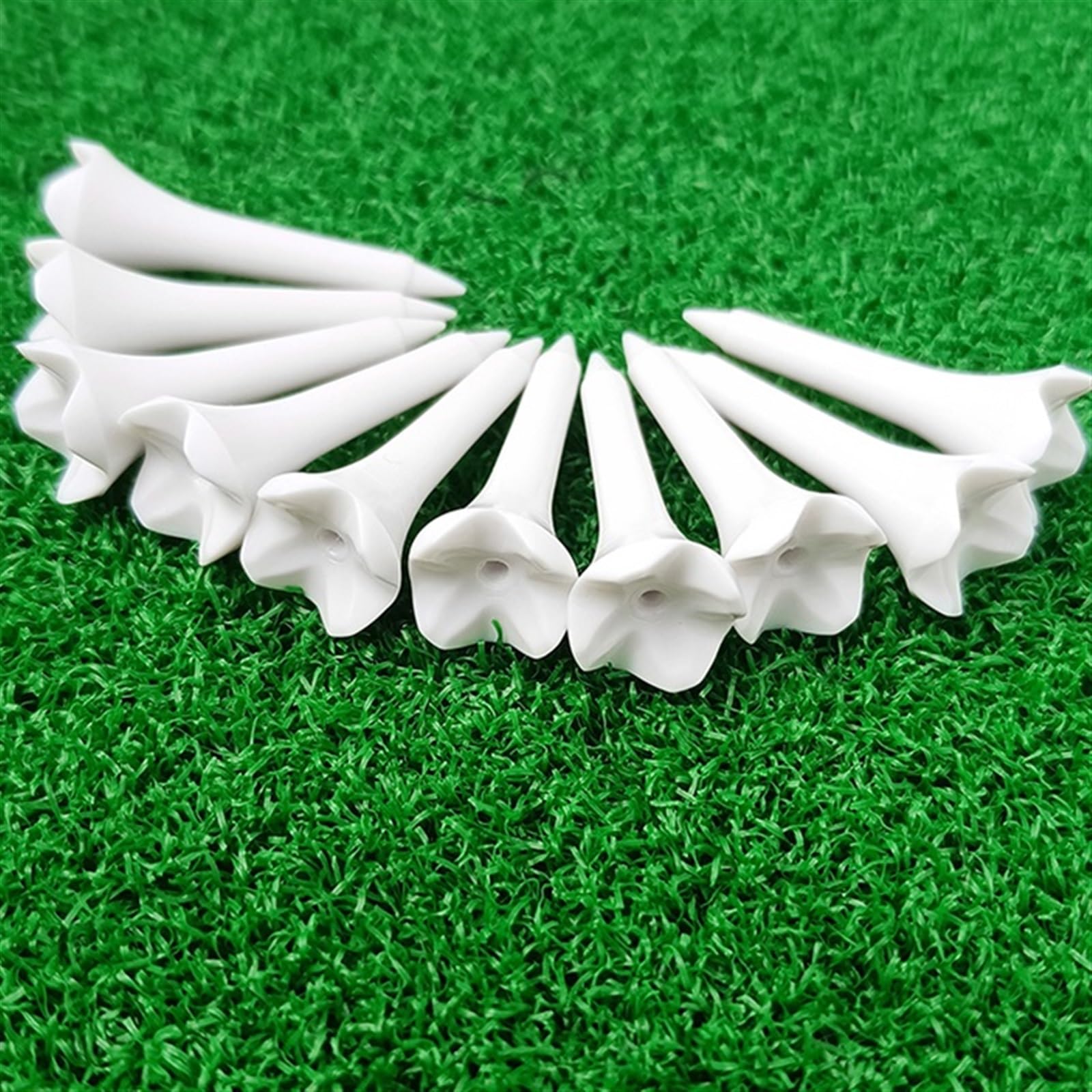 Golf Tee 30 stücke Golf-Tee-System Kunststoff Golf-Tees Maximieren Die Leistung Off Die Tee Golf Zubehör for Golfer FüR Einen Idealen Abschlag