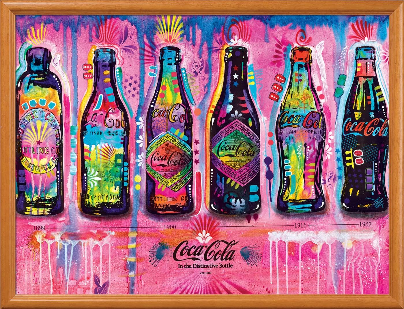 MasterPieces 300 Piece EZ Grip Jigsaw Puzzle - Coca-Cola Bottles - 18"x24"