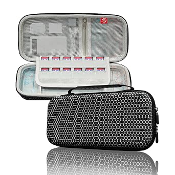PEYANZ Carrying Case compatible for Nintendo Switch 2, Portable Hard Shell Protective Travel Carrying Case, with 10 Games Card Slots