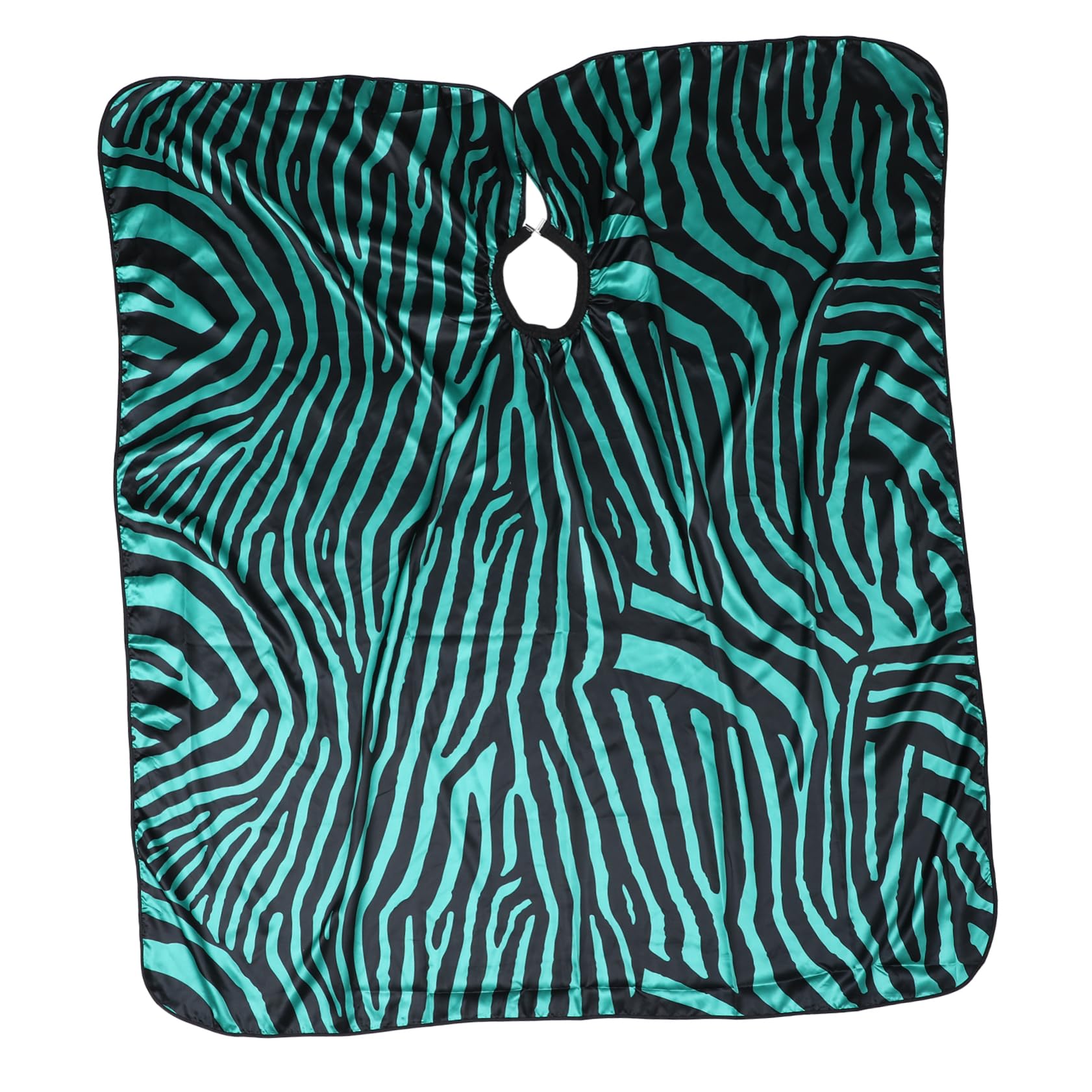 Capa de Corte de Pelo de Satén Cuello Ajustable y Transpirable para Peluquería Profesional en Salón de Belleza