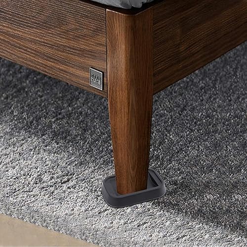 Miniatura 4 de Yopay Paquete de 8 tapones de cama para muebles, tapones de goma para ruedas que se adaptan a la mayoría de las ruedas de sofás, camas, sillas,