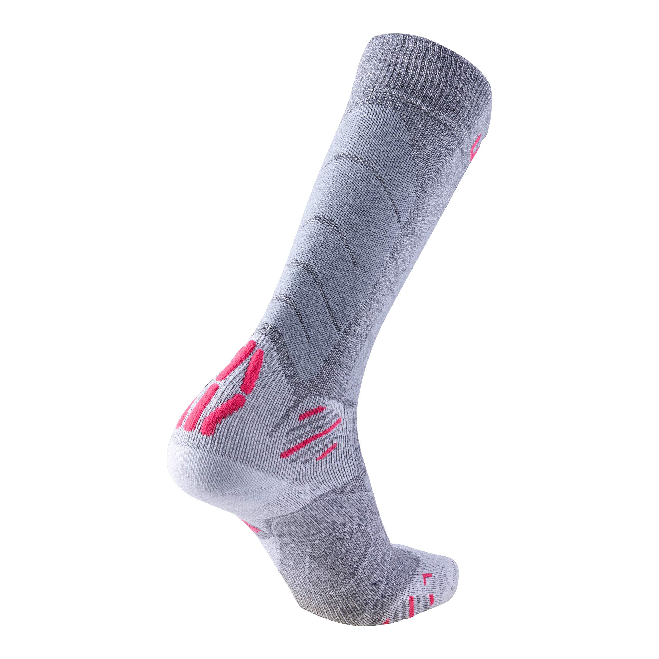 UYN S100037 SKI TOURING Socks Women's Silver/fuchsia 36