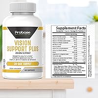Vista 5 de Probase Nutrition Vision Support Plus 60 cápsulas de suministro para 30 días