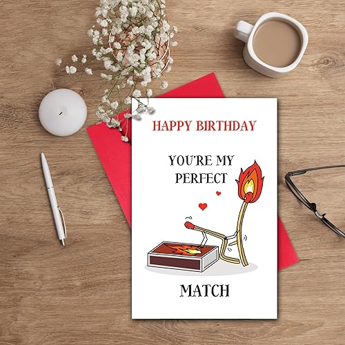 Miniatura 5 de GYYsweetus Cheeky Butt - Tarjeta divertida de aniversario para hombres o mujeres, tarjeta de Anniv sucio grosero para él o ella con sobre (Love You