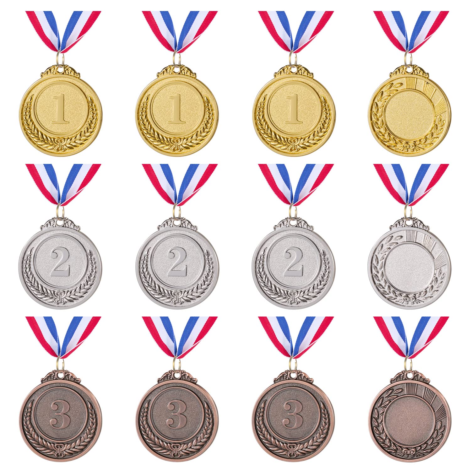 Buy Abaokai 12 Pieces Mini Gold Silver Bronze Award MedalsWinner