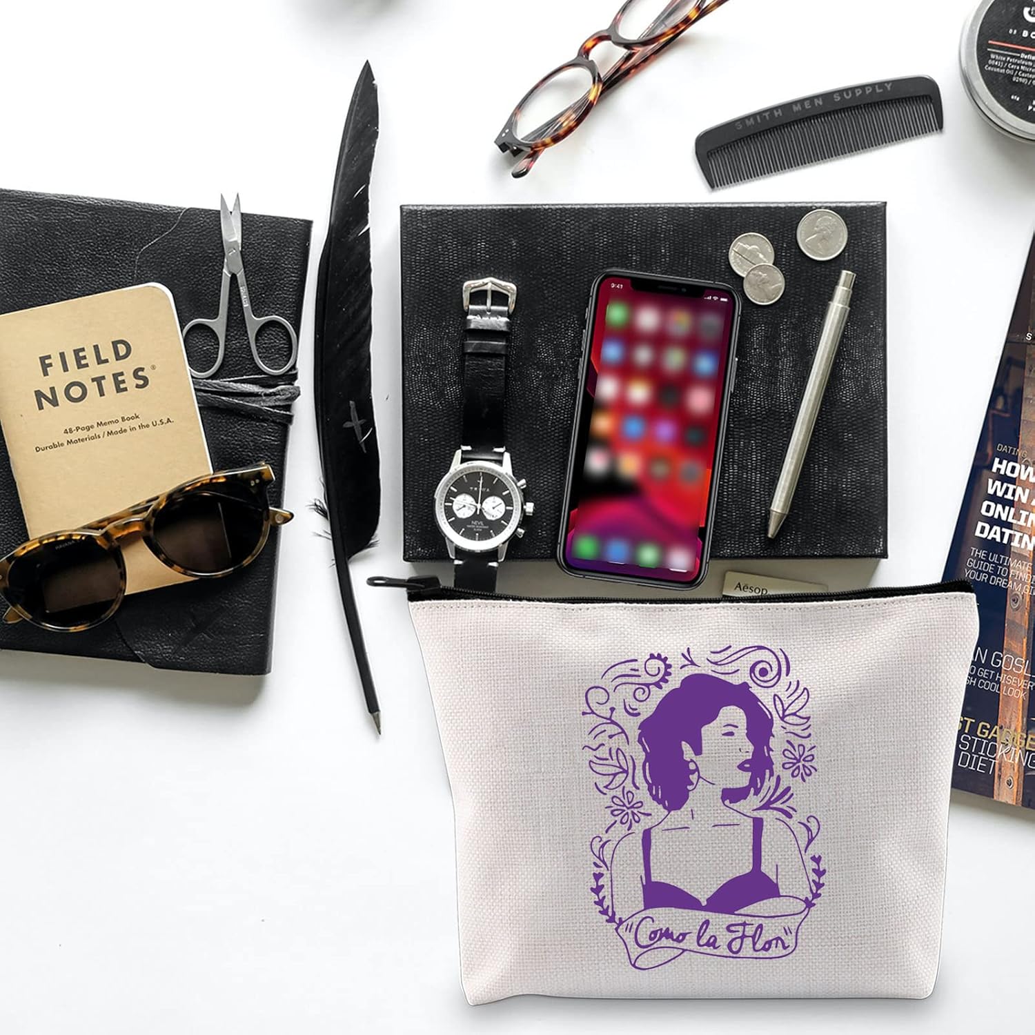 BLUPARK Song Makeup Bag Music Fan Gift Singer Inspired Cosmetic Bag Flor - Image 5