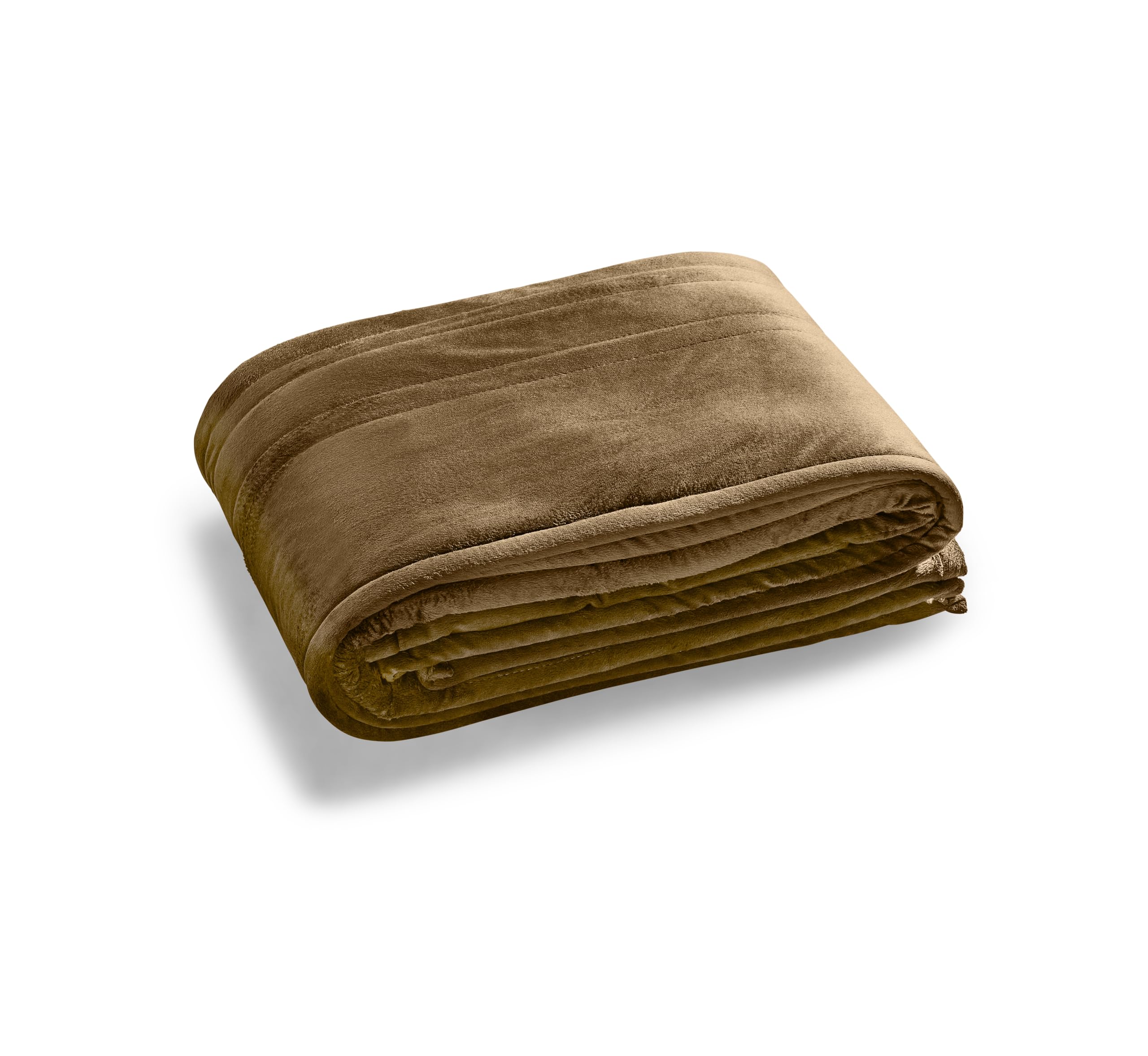 Amazon.com: Sunbeam Royal Mink Sherpa Honey Heated Personal Throw