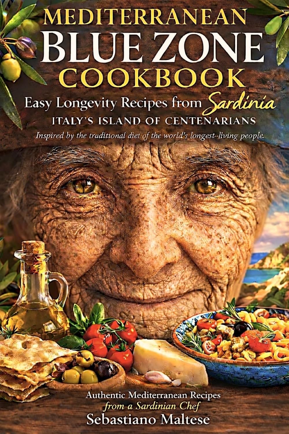 Mediterranean Blue Zone Cookbook: Easy Longevity Recipes from Sardinia, Italy’s Island of Centenarians