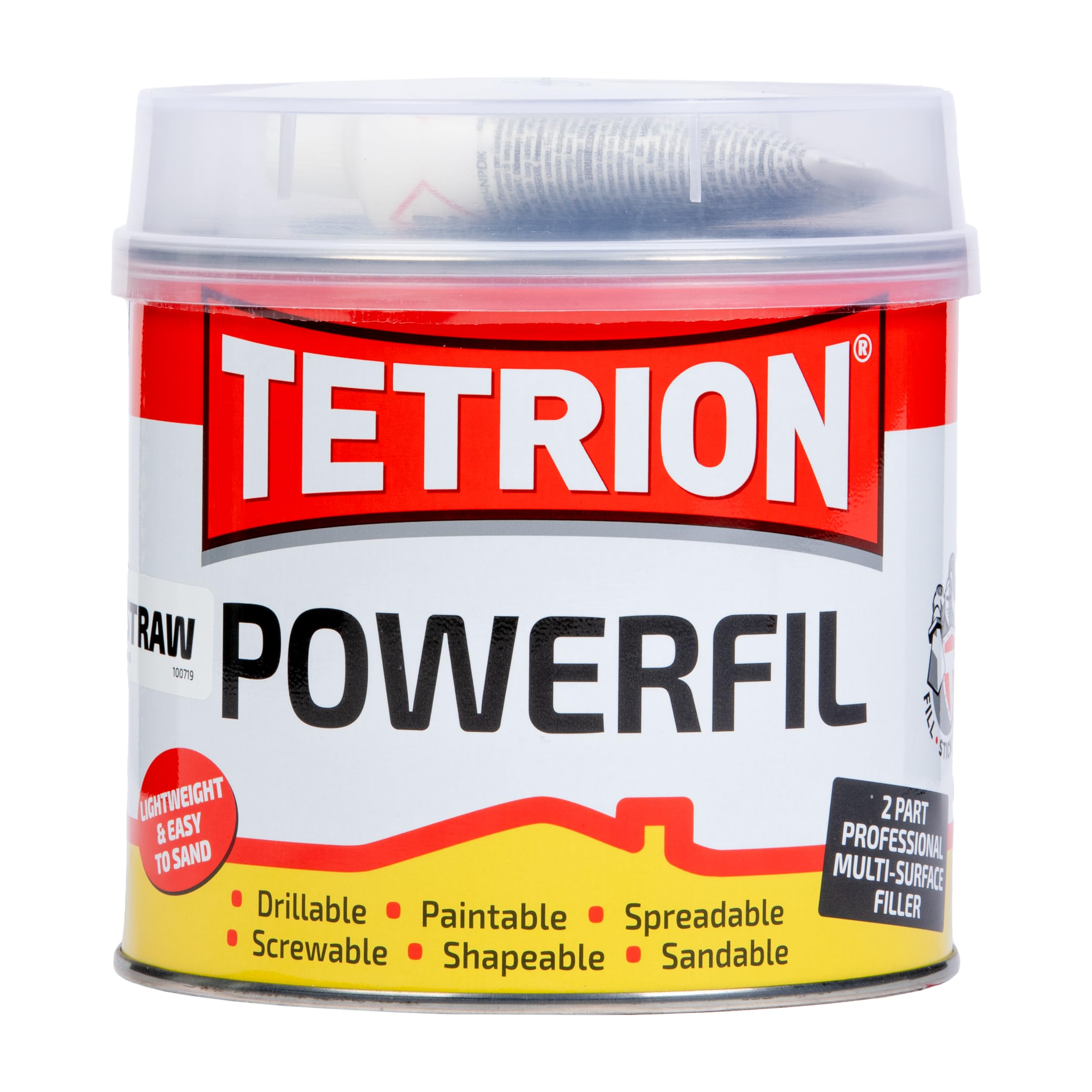 TETROSYL LTD Tetrion Powerfil 2K Strong Filler Rapid Cure 600 ml TKK600