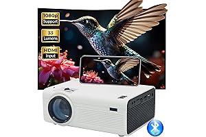 RCA 150" Outdoor Movie Projector with Free Foldable 100" Screen