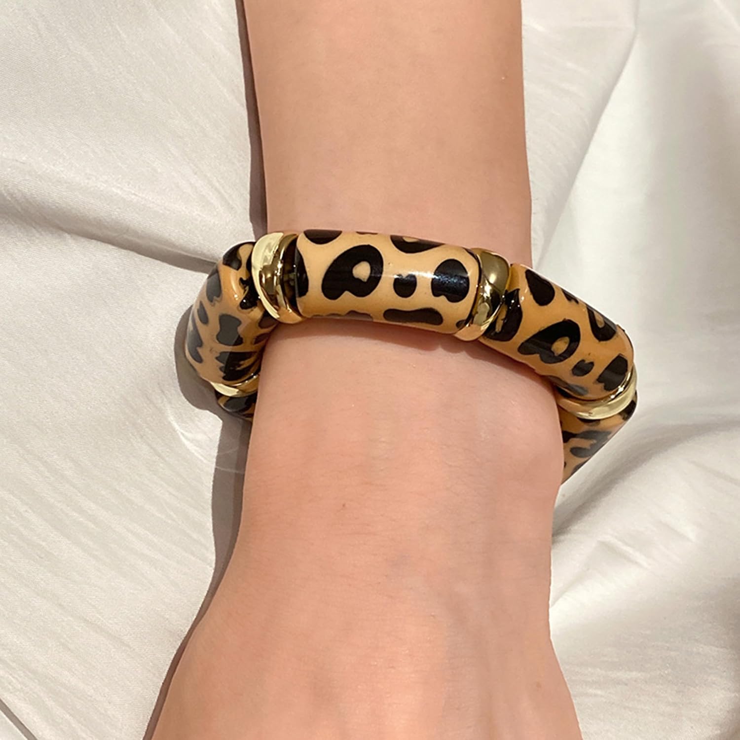 72ore Leopard Print Bracelet for Women Stylish Leopard Bracelet Jewelry Fashion Gift for Women - Image 3