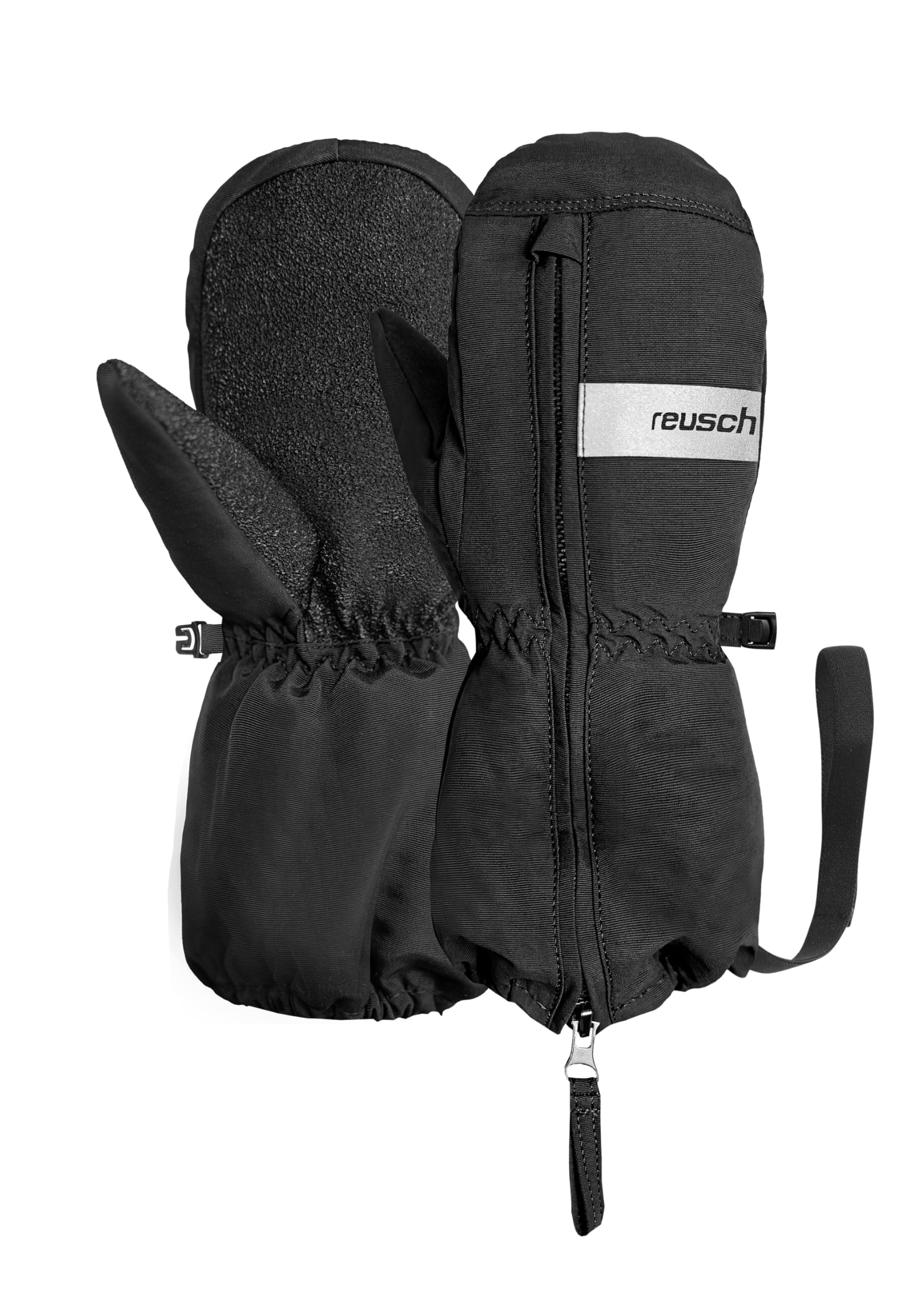 Reusch Moritz Mitten warme, Winddichte und atmungsaktive Fäustlinge Fausthandschuhe Winterhandschuhe für Babys Kleinkinder Mädchen und Jungen mit praktischem Reißverschluss